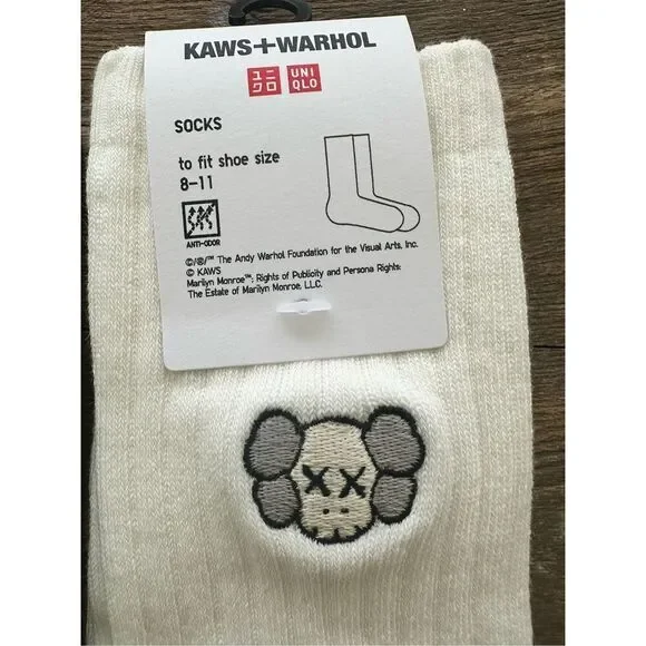Pair of NTW - Kaws/Warhol Socks - Picture 2 of 4